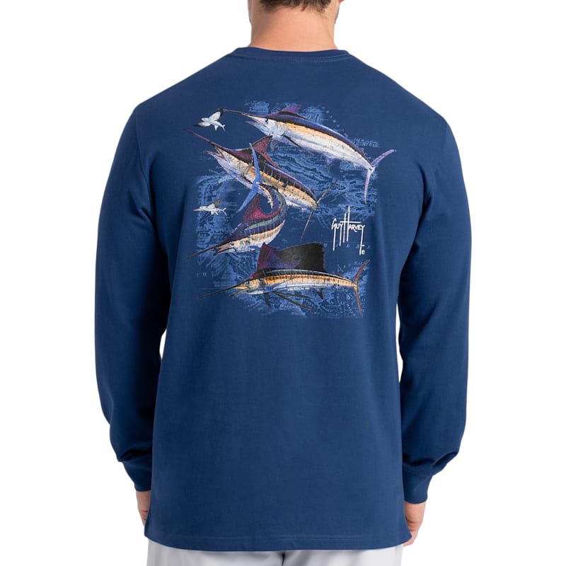 Guy Harvey Bill Collector Short-Sleeve Pocket T-Shirt