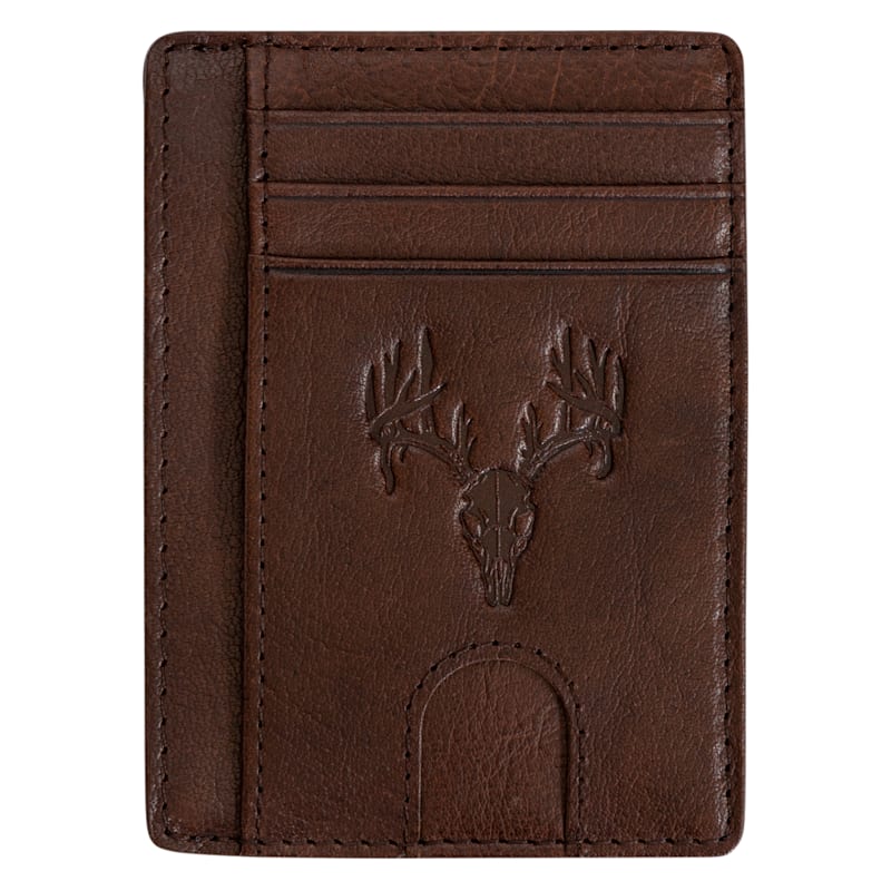 RedHead Deer Skull Slim Wallet